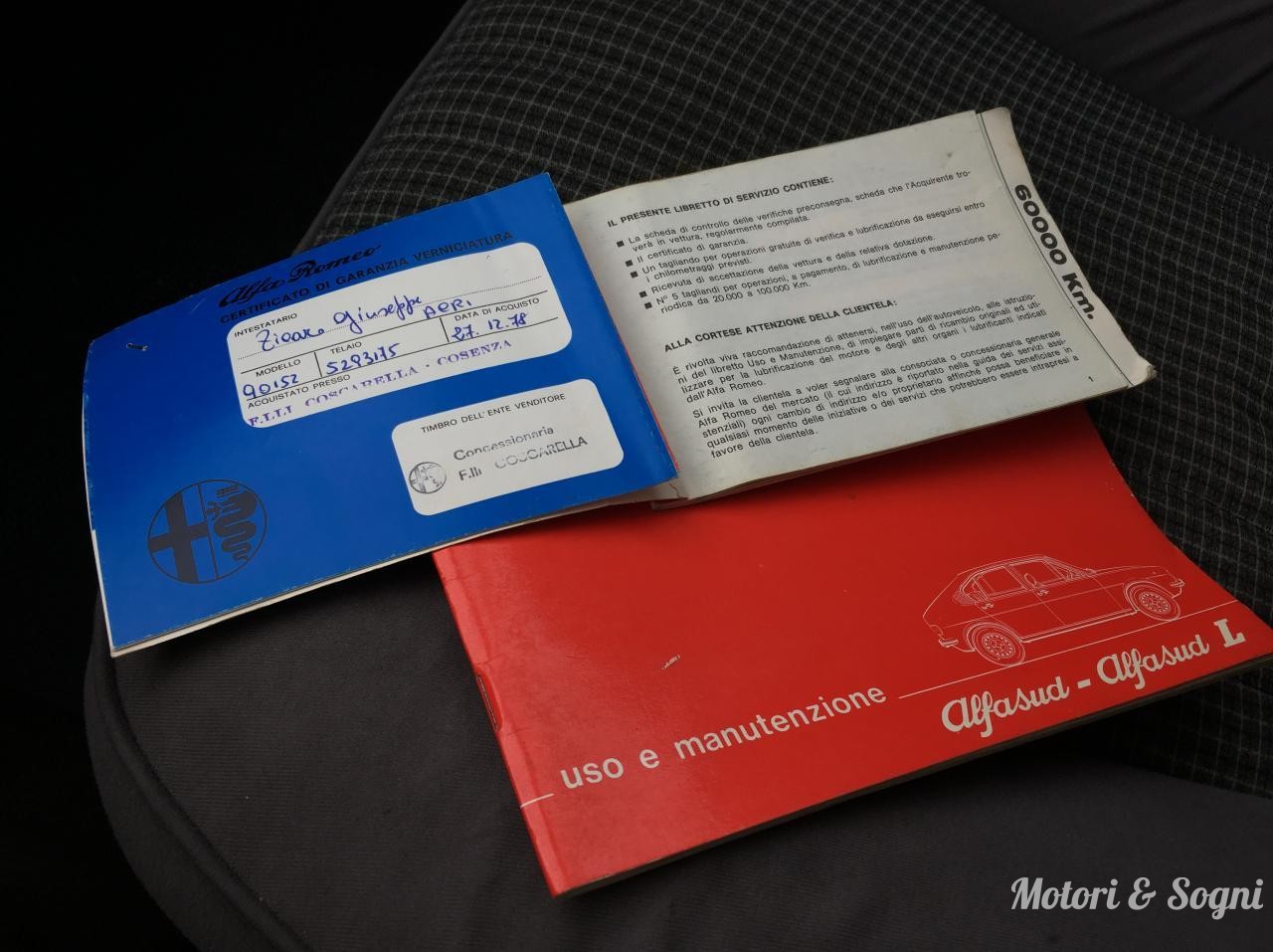 Alfa Romeo Alfasud 1.2 Super - Iscritta ASI con CRS